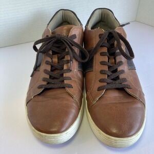 ALDO MENS SHOES -  BROWN LOW TOP LACE UP -  Business Casual‎ Sneaker - Size 11